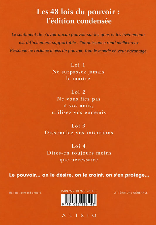 Power Les 48 lois du pouvoir (Robert Greene)