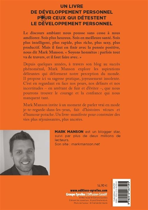 L'art subtil de s'en foutre de mark Manson