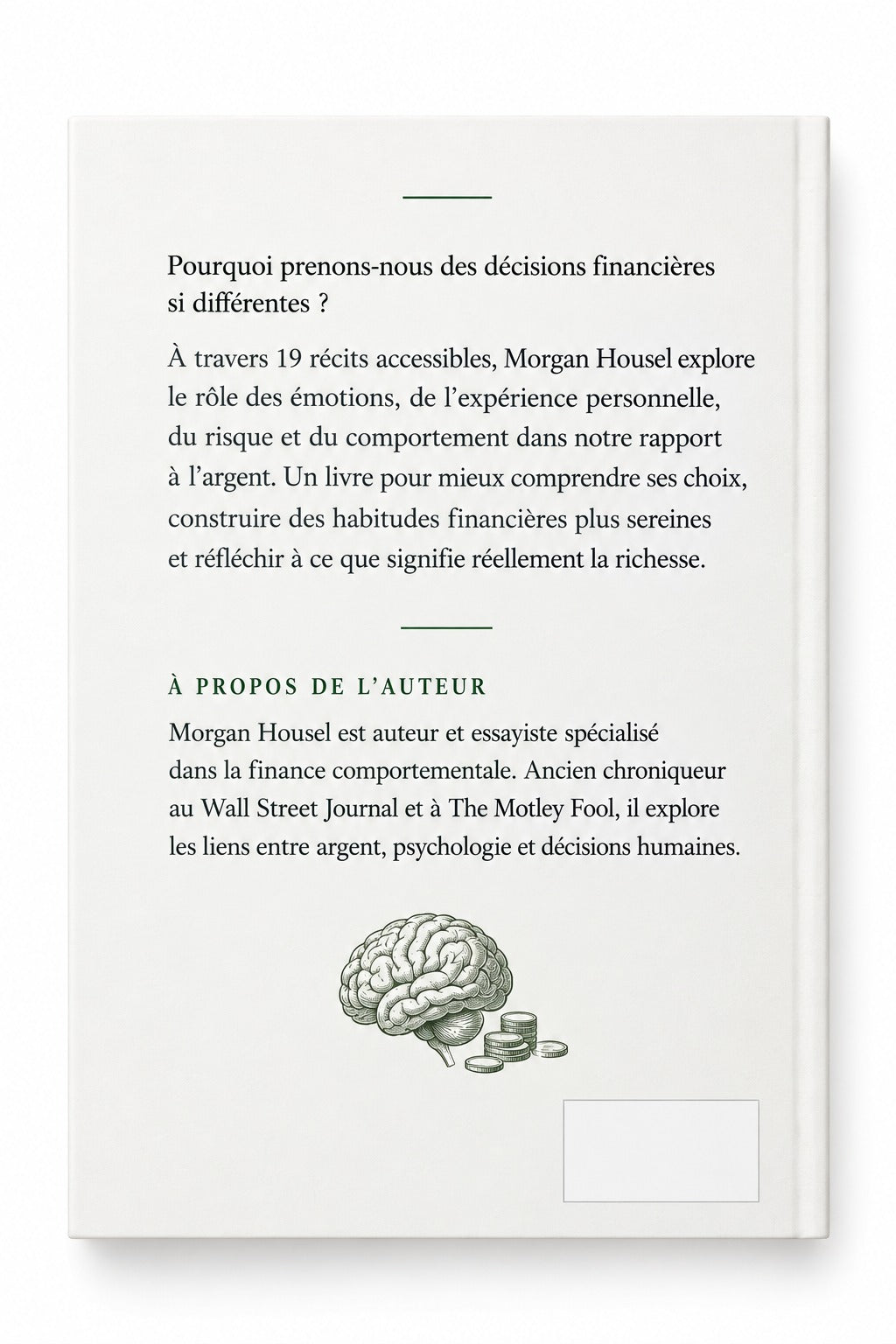 La psychologie de l'argent  – Morgan Housel