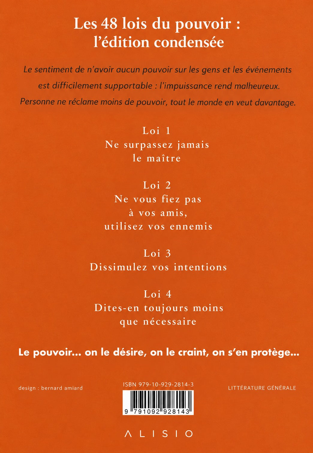 Power Les 48 lois du pouvoir (Robert Greene)